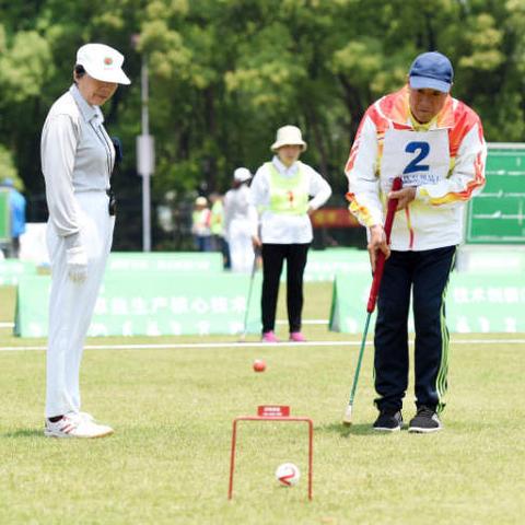 长寿门球杆革新，运动新体验